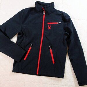 Spyder Black w/ Red Trim Ski, Snowboard Jacket Sm